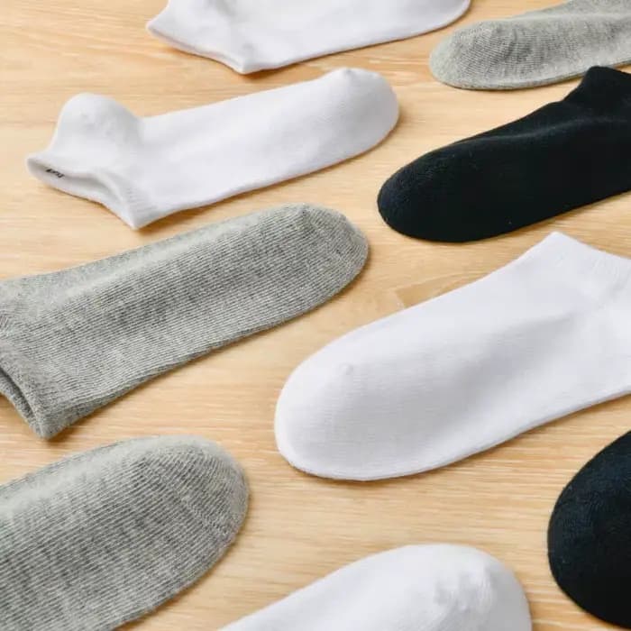 Chaussettes bateau sans coutures en coton uni pour enfants (filles et garçons) de 1 à 16 ans – Collection Printemps/Automne