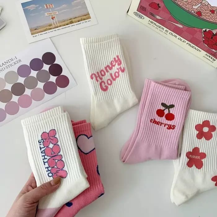 5 paires de chaussettes d'été tendance pour femmes