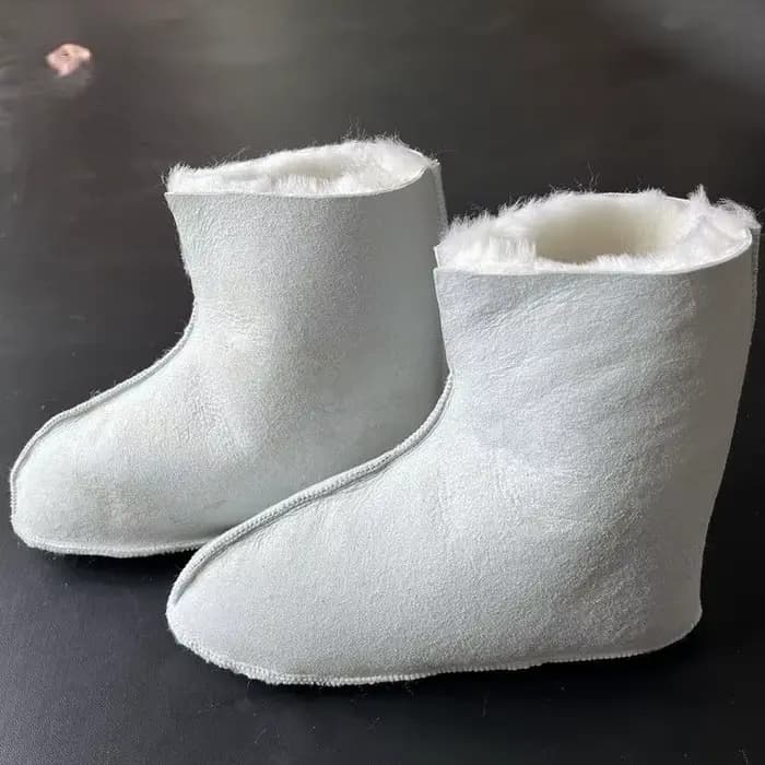 Chaussettes en fourrure de mouton pour hommes et femmes