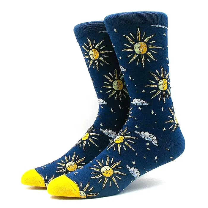 Chaussettes d'hiver colorées pour hommes et femmes, en coton peigné, chaudes, bas joyeux, robe d'affaires