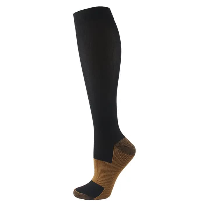 1 paire de chaussettes de compression S-XXL médical empêcher les varices tuyau de soutien sans orteils pour femmes hommes 15-20mmHg 30-40mmHg