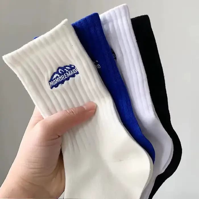 Chaussettes unies épaisses pour hommes et femmes