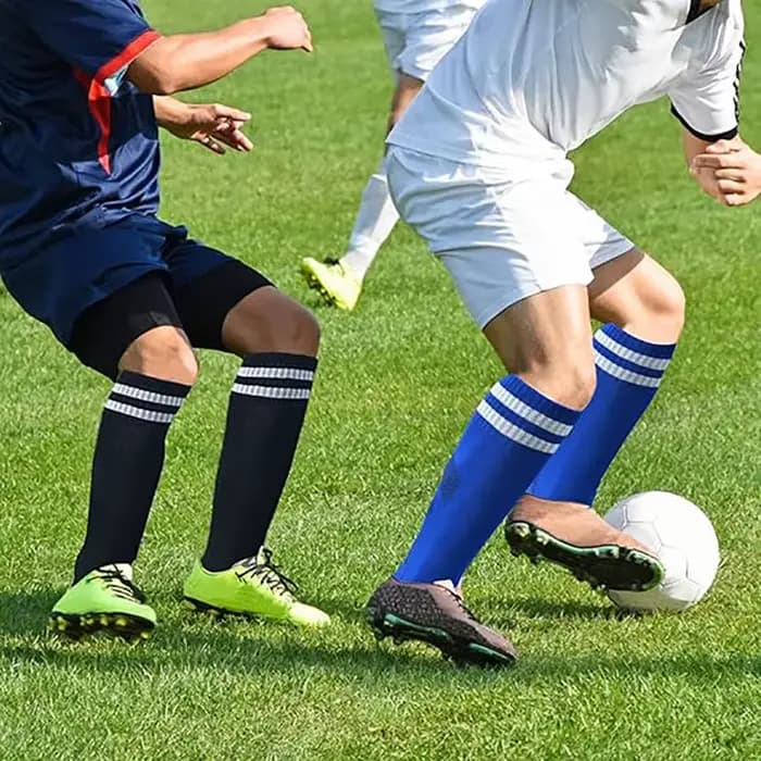Loogdeel chaussettes de Football antidérapantes résistantes à l'usure chaussettes de sport professionnelles enfant adulte athlètes sur le genou chaussettes de Football à Tube haut