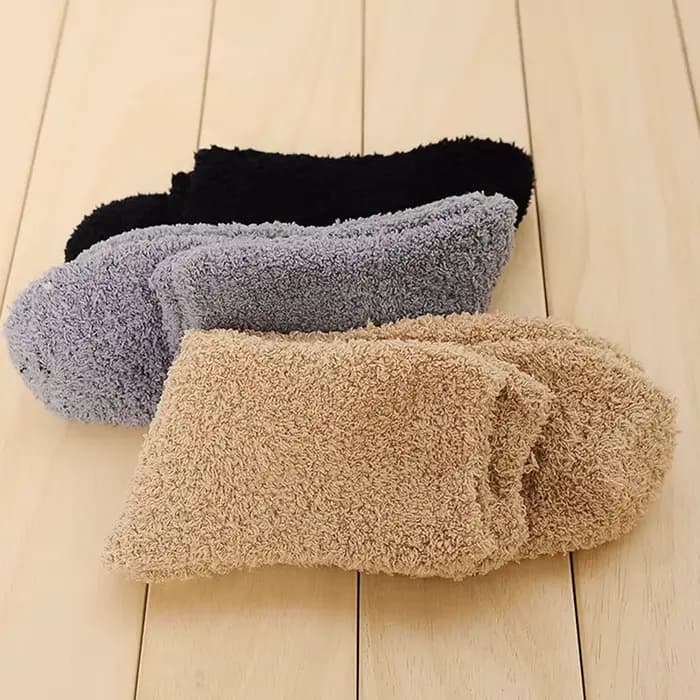 Chaussettes épaisses unisexes en cachemire pour hommes et femmes