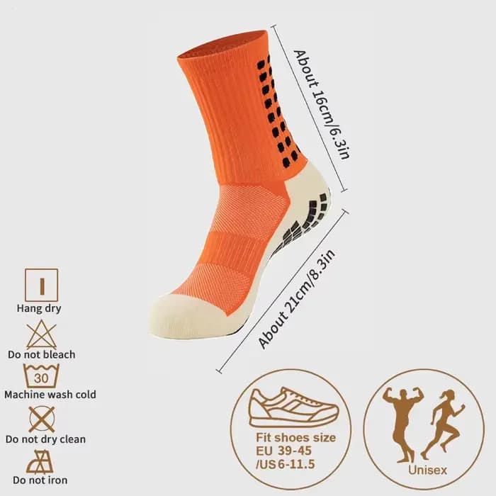 Chaussettes de Football antidérapantes pour hommes