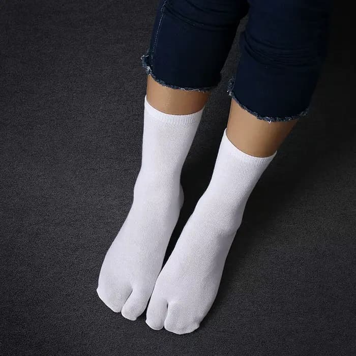 Tabi Ninja Flop Sandal Unisexe Japonais Kimono Deux Toe Chaussettes Flip