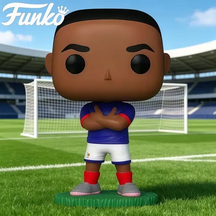 Figurine en vinyle Funko Pop Football France Équipe Nationale Kylian Mbappé, objet de collection, décoration de bureau, décoration de la maison, cadeau pour les fans de football