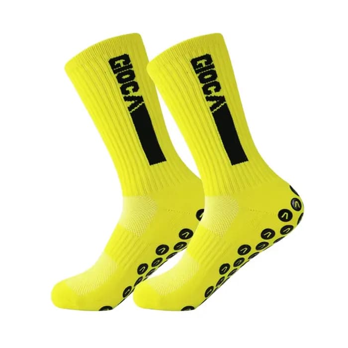 1 paire nouveaux hommes femmes anti-dérapant Silicone sport chaussettes de Football absorbant la sueur respirant