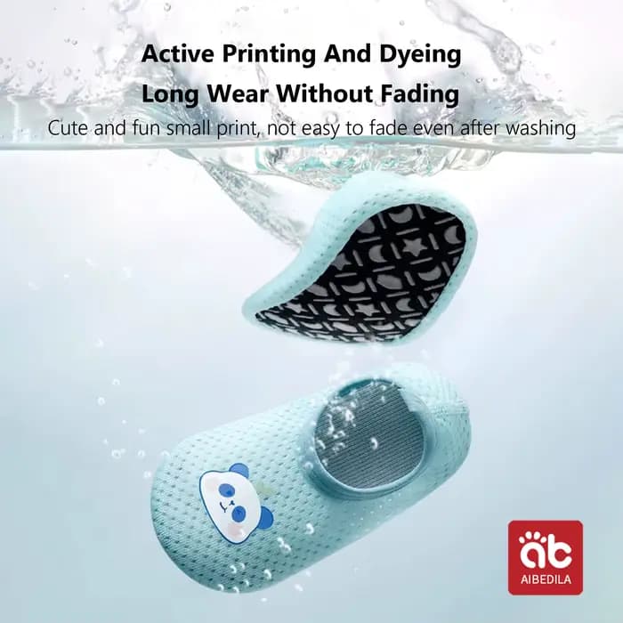 AIBEDILA-Chaussettes fines coordonnantes pour enfants, chaussures de natation pour enfants, pantoufles d'intérieur et d'extérieur, sports nautiques, plage, yoga, danse, été