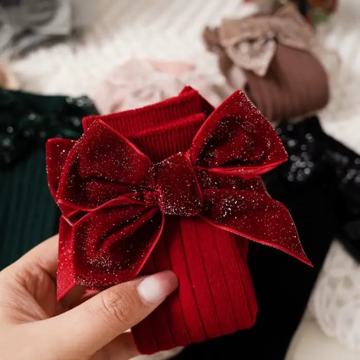 Chaussettes à Gros Nministériels d pour Bébé Fille de 0 à 8 Ans