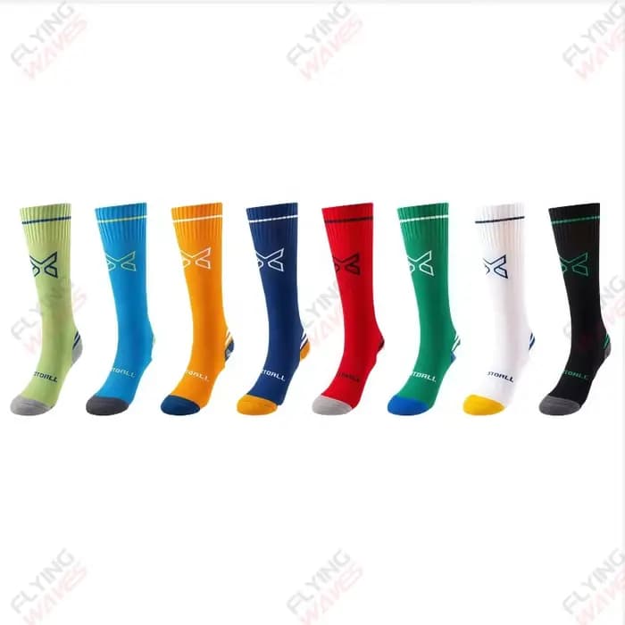 Chaussettes de football à basculeurs pour enfants, garçons et filles, absorbantes et antichoc, chaussettes montantes pour adolescents, chaussettes de mollet
