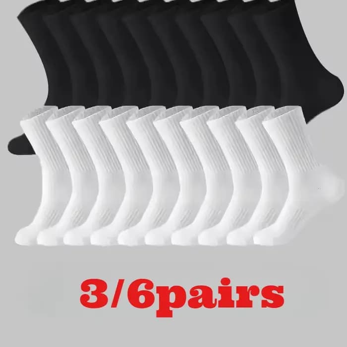 3/6 paires de chaussettes pour hommes et femmes sont déodorantes