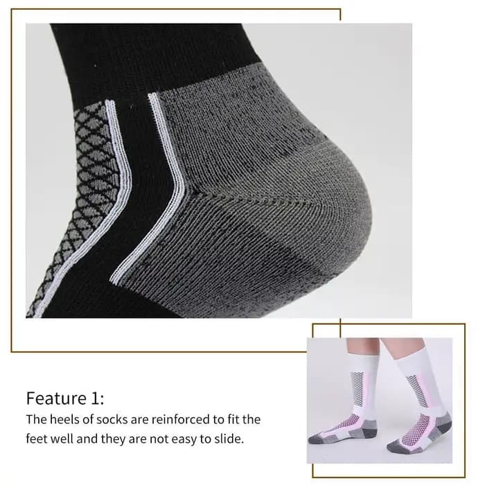 Chaussettes de ski épaisses pour femmes