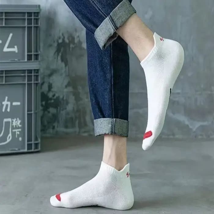 5/10/20/30 paires hommes cheville chaussettes à la mode lettre sport Style anti-odeur absorbant la sueur respirant
