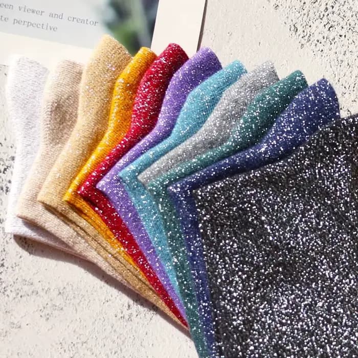 Chaussettes brillantes sexy tendance en 29 couleurs