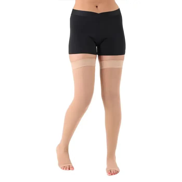 Bas de contention pour hommes et femmes 20-30 mmHg – Chaussettes de soutien ferme pour varices, œdèmes, grossesse et récupération