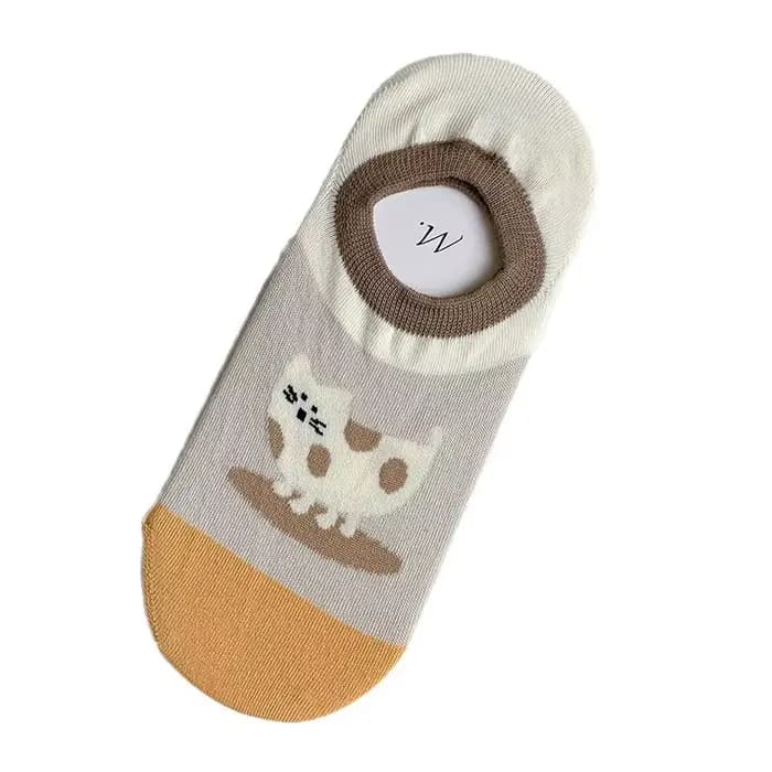 Chaussettes respirantes en coton peigné pour femmes