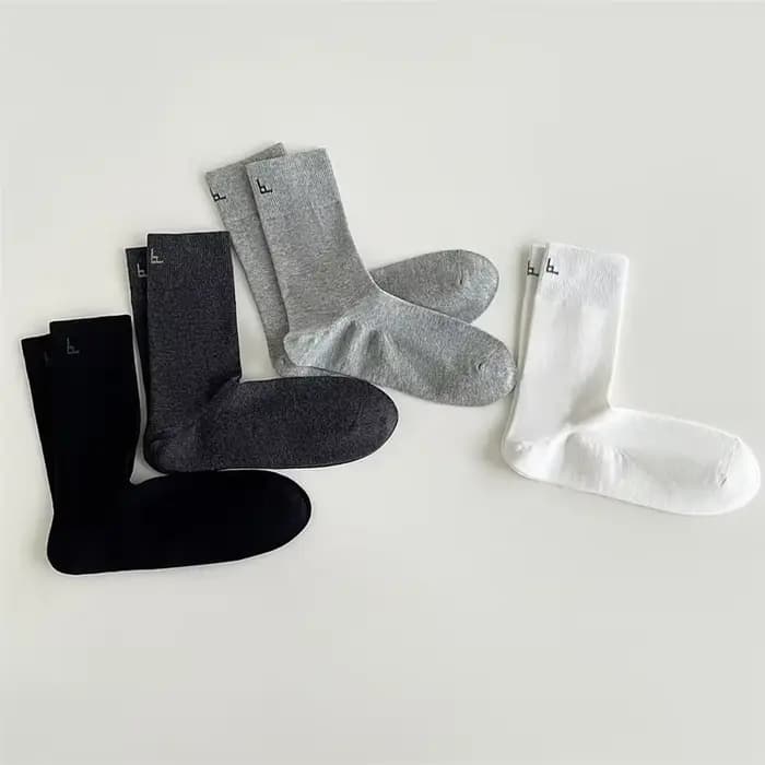 Chaussettes pour hommes automne hiver tricot coton