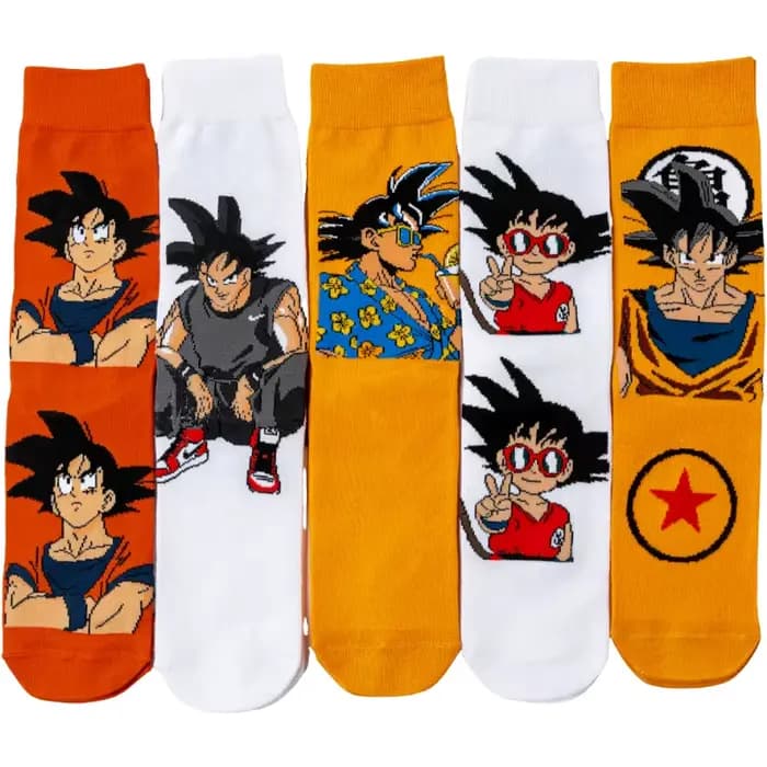 Bandai Hip Hop Street Style Anime chaussettes hommes femmes nouveauté drôle décontracté équipage chaussettes CuteYoga chaussettes cyclisme chaussettes