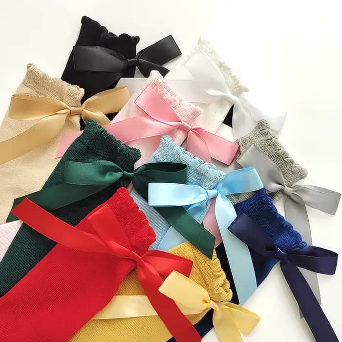Chaussettes à volants pour filles princesse à la mode