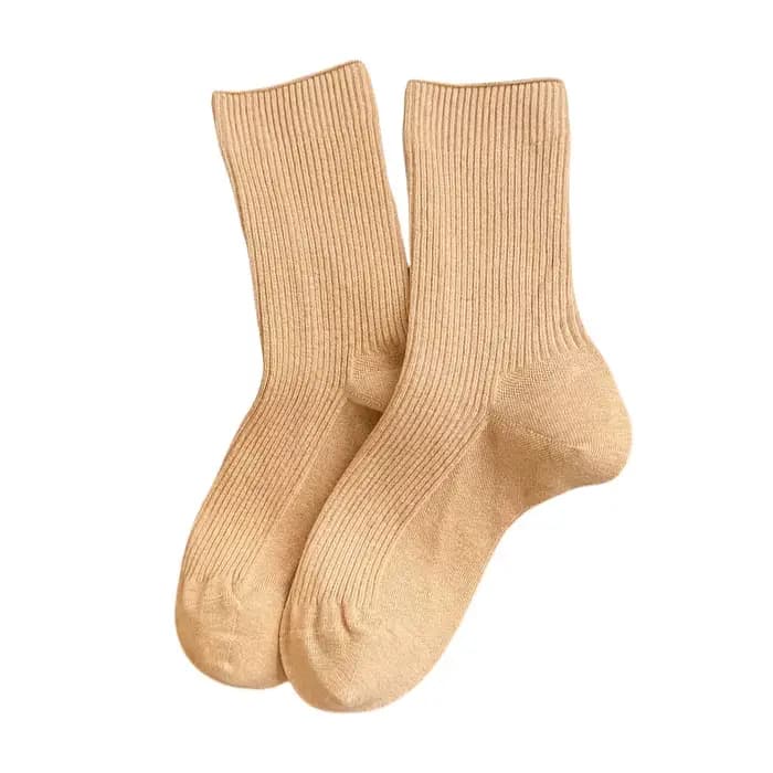 Chaussettes pour femmes nouveau automne hiver couleur classique décontracté