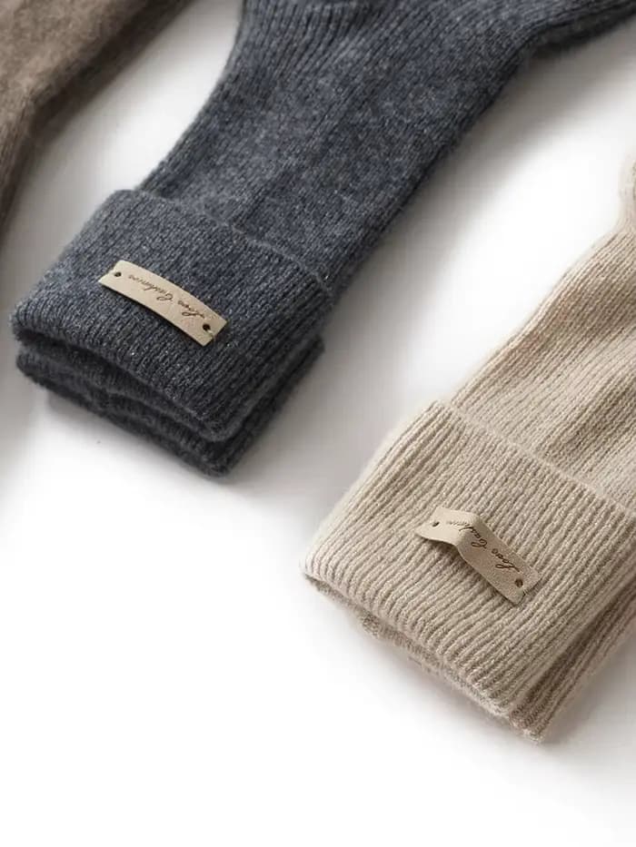 Chaussettes de détente 100 % cachemire pur pour femme