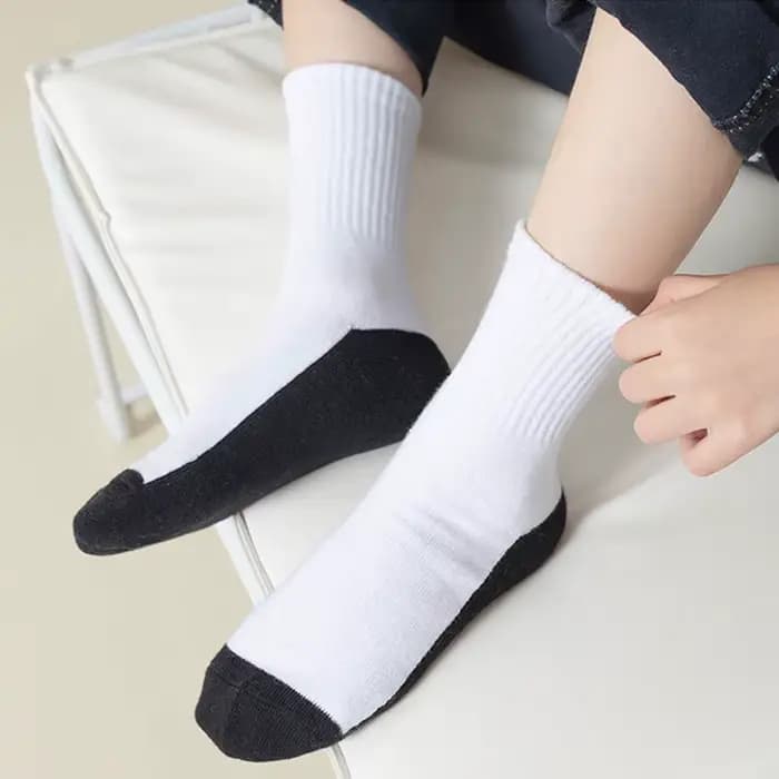 10 paires pur coton enfant garçon fille chaussette enfants bébé