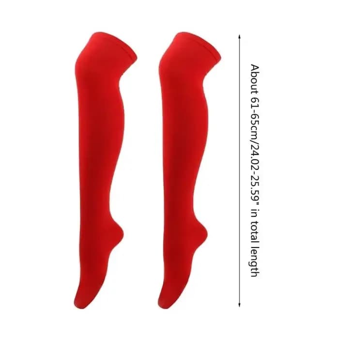Chaussettes hautes pour femmes et filles