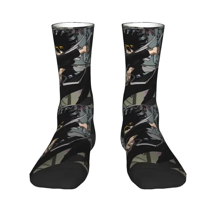 Aizawa Shota Collage chaussettes bas gothiques hommes