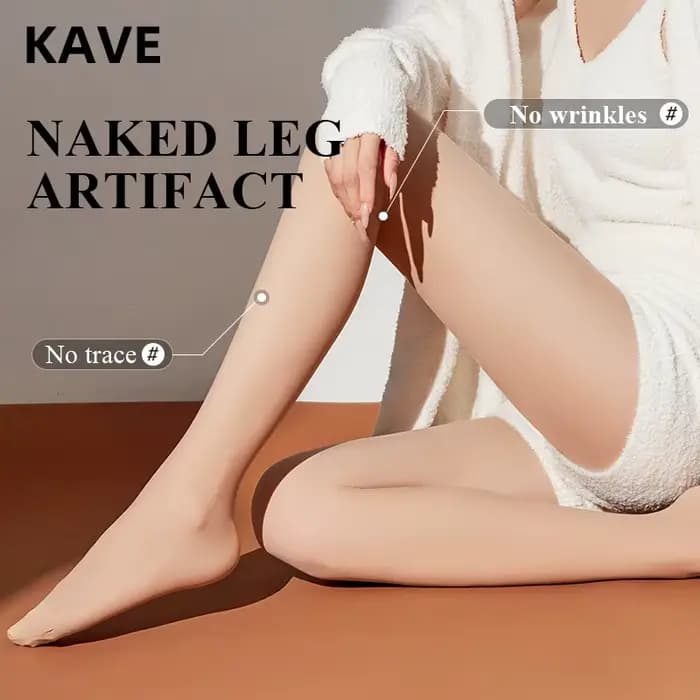 Kave collants nus/noir automne et début d'hiver collants en velours chaud pour les femmes Stress jambes minces Leggings et collants nus
