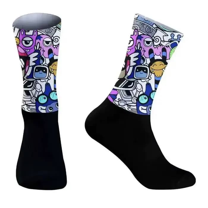 Chaussettes de sport professionnelles pour vélo de route et VTT