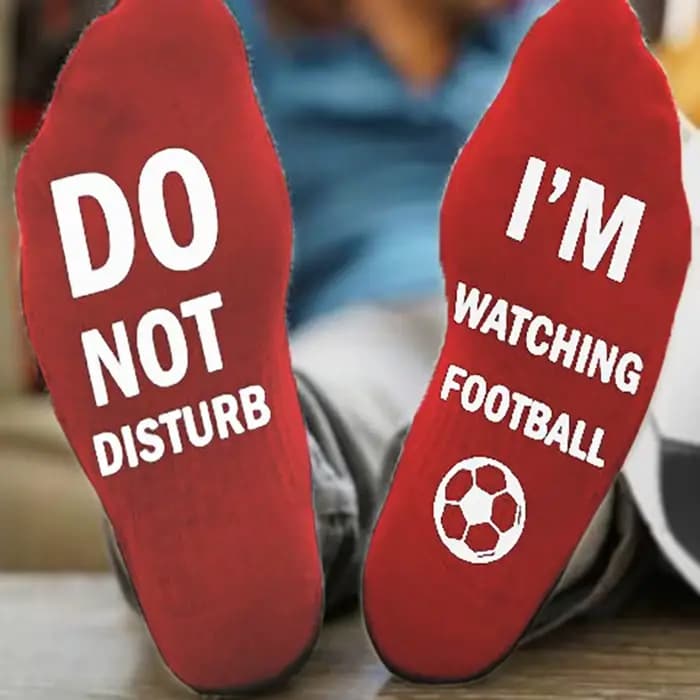 Chaussettes de football ne déteste pas regarder