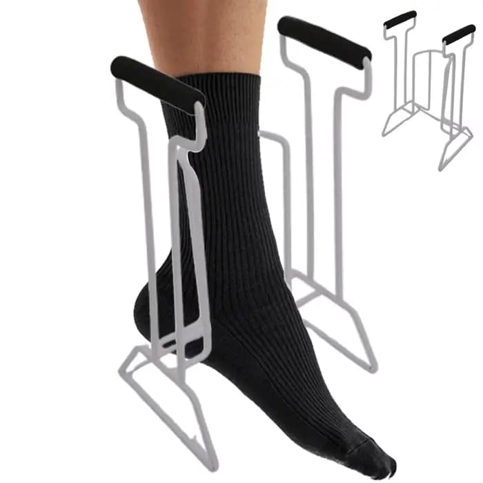 Dispositif d'aide au chaussette de Compression amélioré, aide au chaussette pour le dispositif d'aide au bas de Compression pour mettre sur la bonneterie