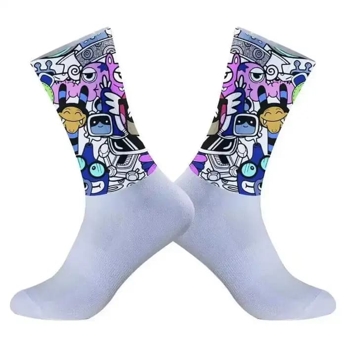 Chaussettes de sport professionnelles pour vélo de route et VTT