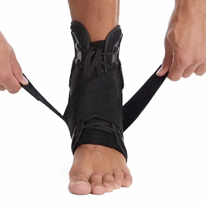 Support de cheville de sport pressurisé, protection des articulations, attelle de soutien de cheville à Compression, stabilisateurs latéraux réglables
