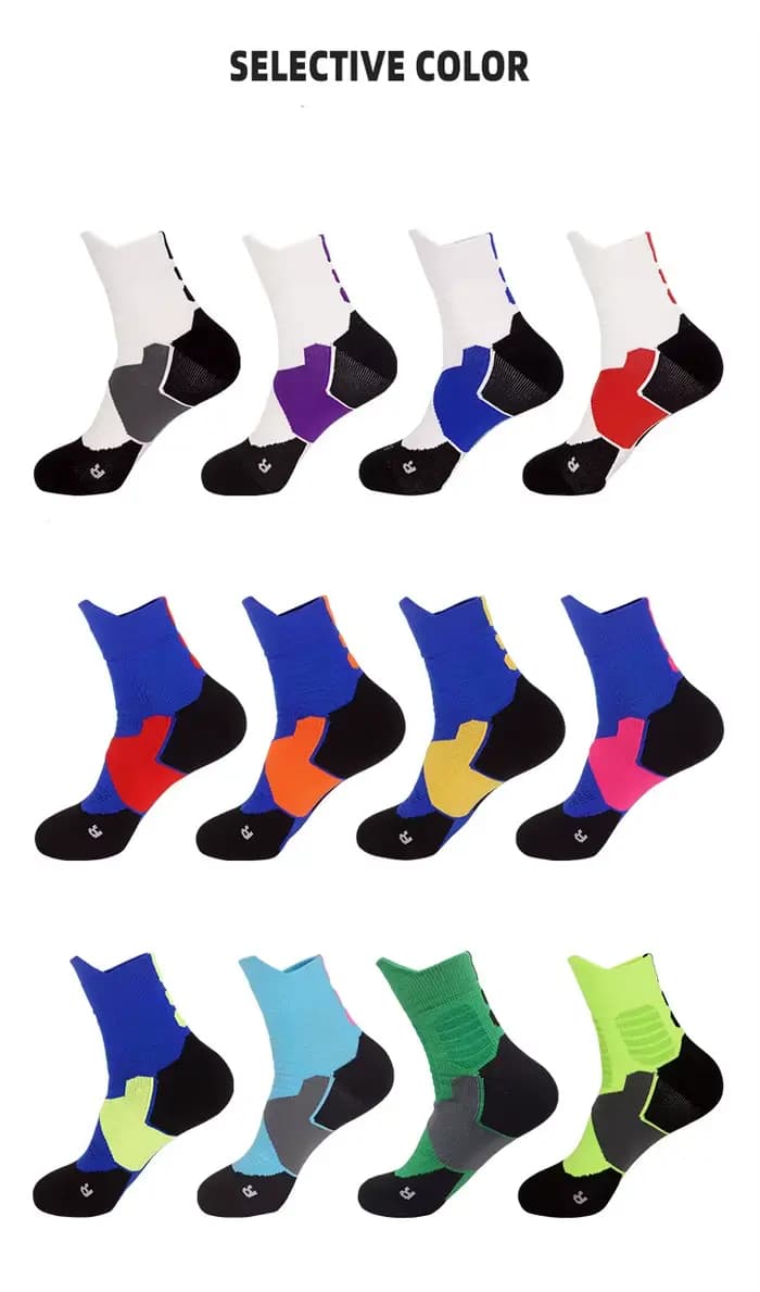 Chaussettes de sport respirantes à Compression pour fille et garçon