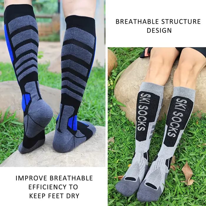 1 paire de chaussettes de Ski professionnelles en laine mérinos