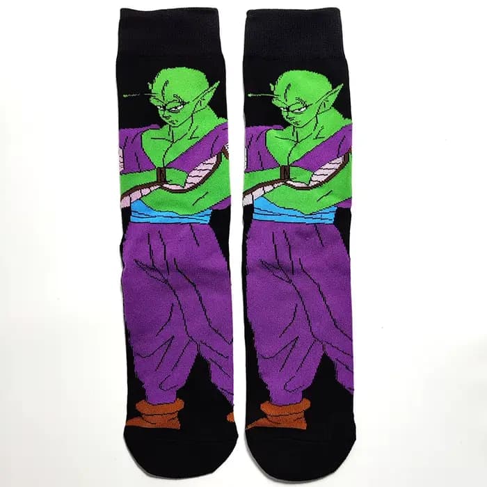 5 paires de chaussettes BANDAI Dragon Ball unisexes, style dessin animé, hip-hop, streetwear, fantaisie, amusantes, décontractées, pour hommes et femmes
