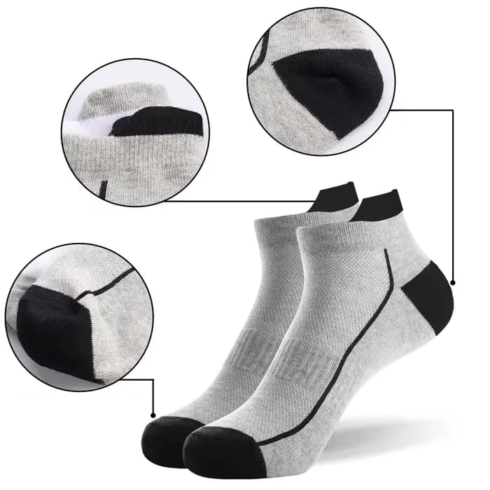 5 paires de chaussettes en coton biologique pour hommes