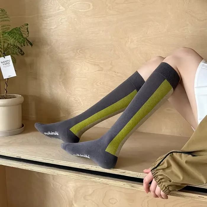 Chaussettes en coton peigné pour femmes