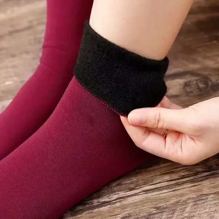 Smile Optics-Chaussettes de sol épaisses en velours pour femmes