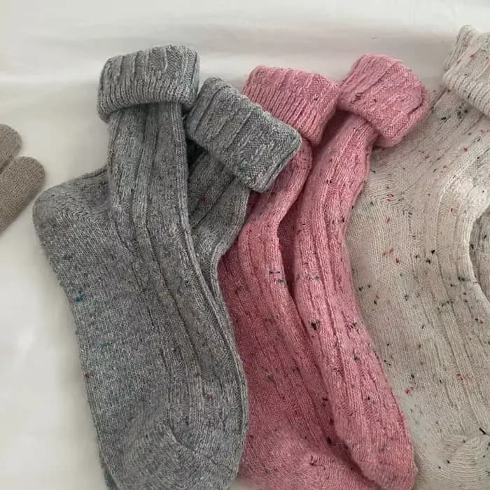 Chaussettes de neige en cachemire thermique pour femmes