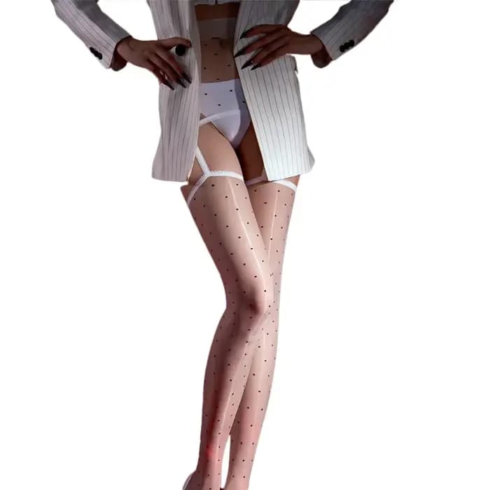 Collants élastiques fins et transparents pour femmes