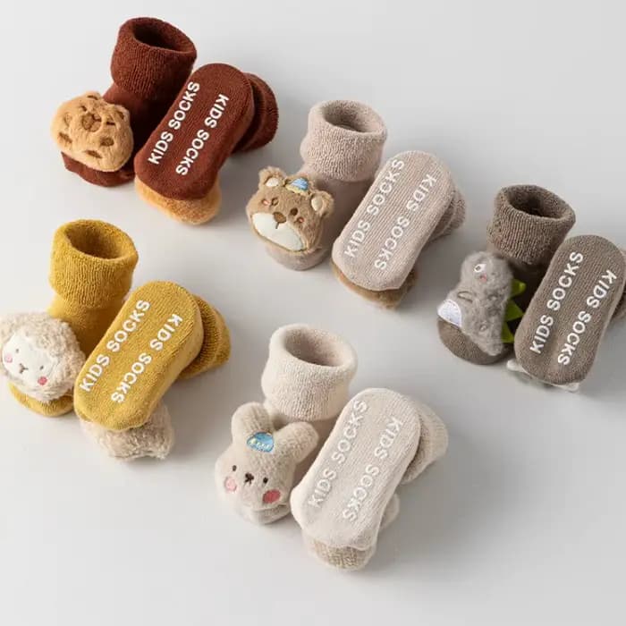 Chaussettes de sol pour bébés garçons et filles