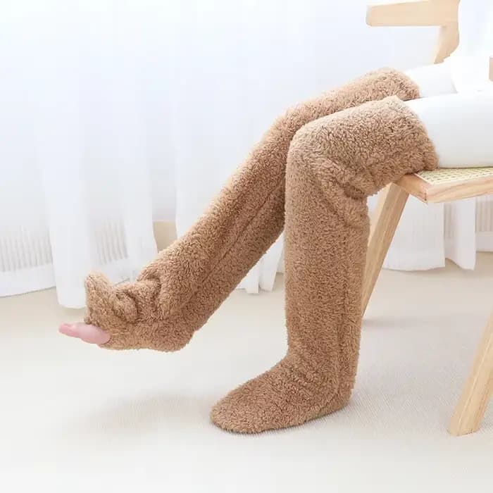 Chaussettes hautes et moelleuses pour femmes enceintes