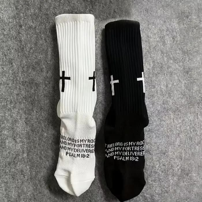 Chaussettes de Yoga avec Logo croisé