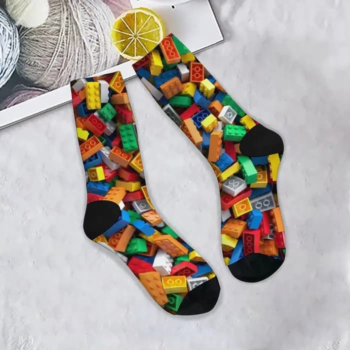 Chaussettes pour hommes au design sur le thème des jouets