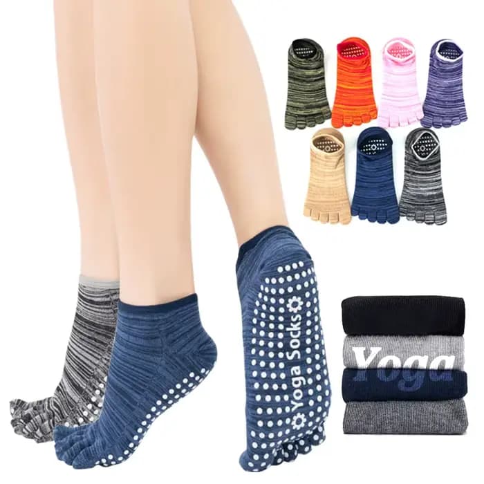 Five Parker-Chaussettes de Pilates en silicone pour femmes