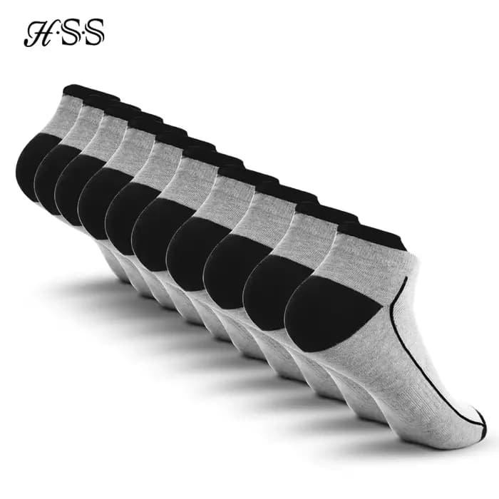 HSS Chaussettes Courtes en Coton Biologique pour Homme