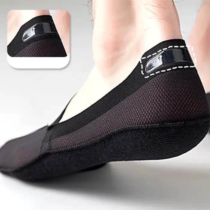 3 paires/ensemble de chaussettes courtes invisibles en silicone antidérapantes pour hommes